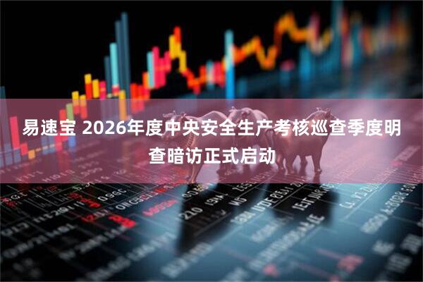 易速宝 2026年度中央安全生产考核巡查季度明查暗访正式启动